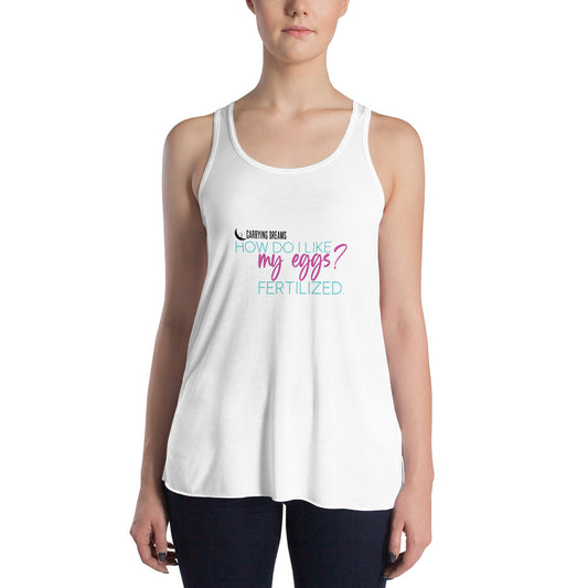 Fertilized: Women's Flowy Racerback Tank